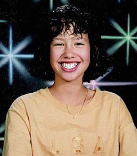 Amber Rose when she was young at 12 years old.