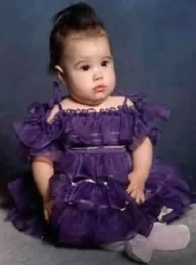 Demi Lovato when she was a baby