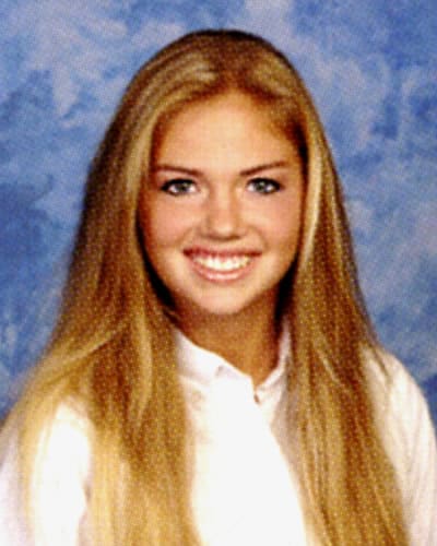 Kate Upton in her teens during high school
