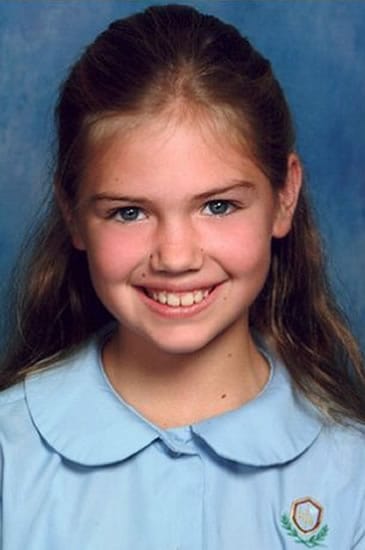 Young Kate Upton as a child