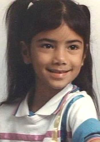 Young Nicole Scherzinger as a child