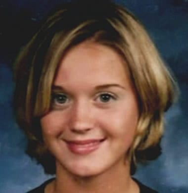 Katy Perry as a teenager