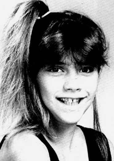 Victoria Beckham childhood photo