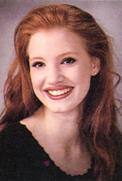 Jessica Chastain high school photo
